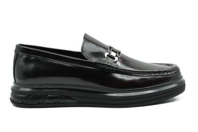 Hakiki Açma Deri EVA/TPU Taban Loafer Model Erkek Ayakkabı - 1