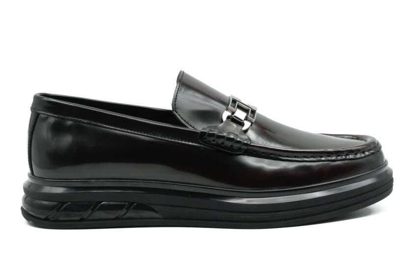 Hakiki Açma Deri EVA/TPU Taban Loafer Model Erkek Ayakkabı - 1