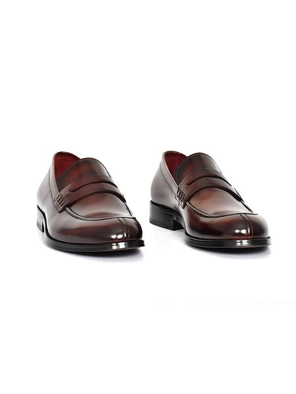 Hakiki Açma Deri Kösele Taban Loafer Model Erkek Ayakkabı - Tuna K1625 - 2