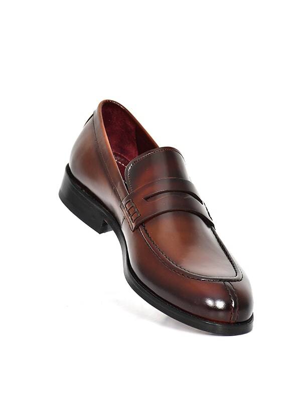 Hakiki Açma Deri Kösele Taban Loafer Model Erkek Ayakkabı - Tuna K1625 - 5