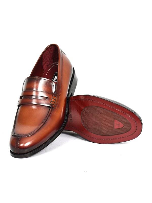 Hakiki Açma Deri Kösele Taban Loafer Model Erkek Ayakkabı - Tuna K1625 - 14