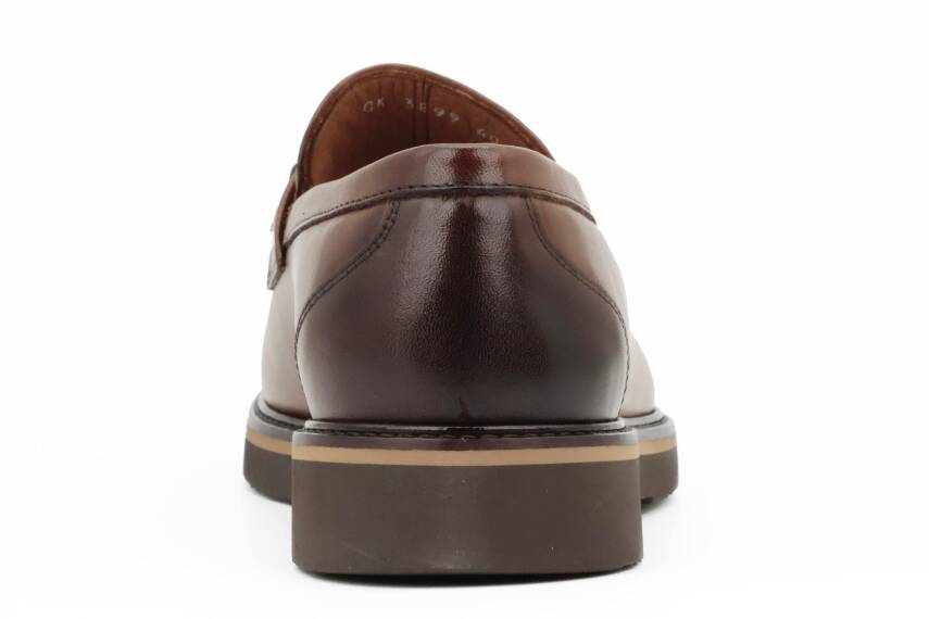 Hakiki Antik Deri EVA Taban Loafer Erkek Ayakkabı - Tuna E3899 - 5