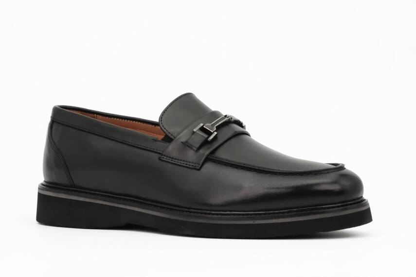 Hakiki Antik Deri EVA Taban Loafer Erkek Ayakkabı - Tuna E3899 - 8