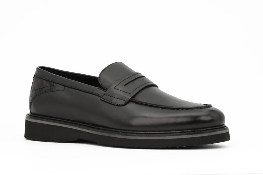 Hakiki Antik Deri Eva Taban Loafer Model Erkek Ayakkabı - 14