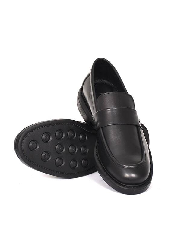 Hakiki Antik Deri EVA Taban Loafer Model Erkek Ayakkabı - Tuna 4243 - 4