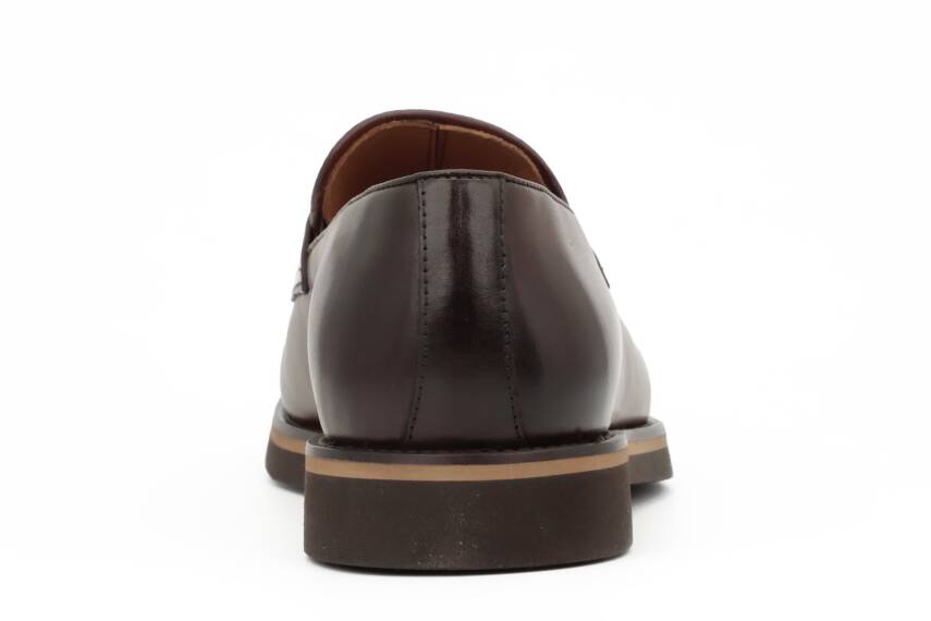 Hakiki Antik Deri EVA Taban Loafer Model Erkek Ayakkabı - 4
