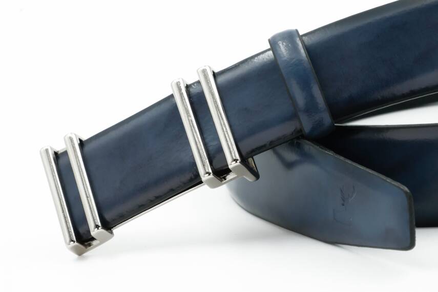  Hakiki Deri 3,50 cm Pimli Toka Klasik Erkek Kemer - Tuna Kmr101 - 3