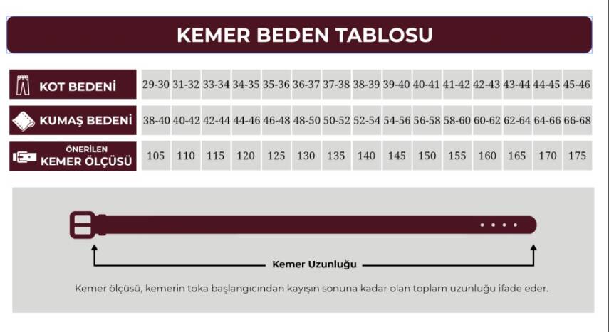 Hakiki Deri 3,50 cm Pimli Toka Klasik Erkek Kemer - 7