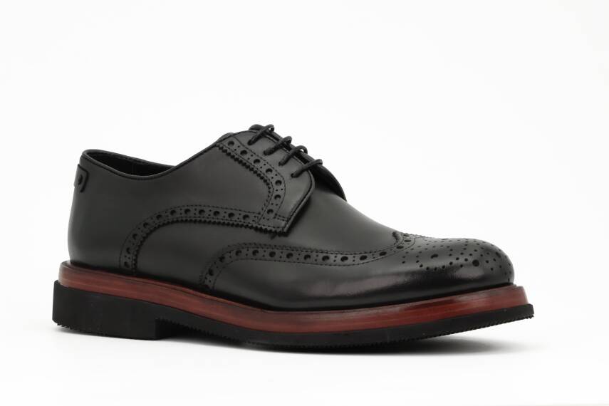 Hakiki Antik Deri Oxford Model Erkek Ayakkabı - 2