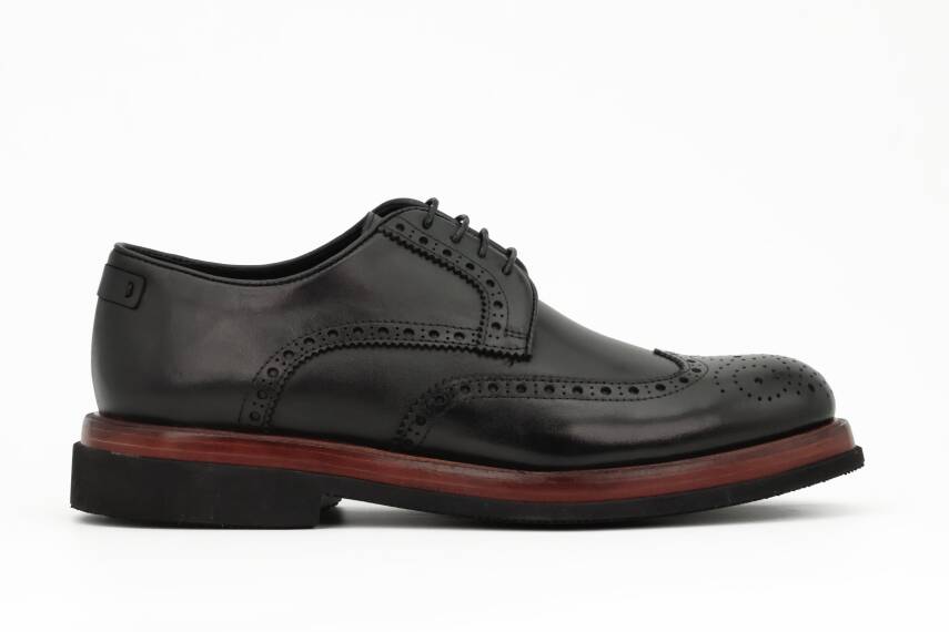 Hakiki Antik Deri Oxford Model Erkek Ayakkabı - 1