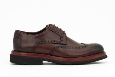 Hakiki Antik Deri Oxford Model Erkek Ayakkabı - 8