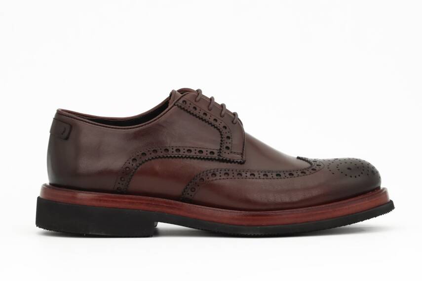 Hakiki Antik Deri Oxford Model Erkek Ayakkabı - 8