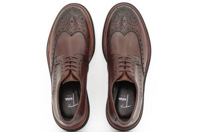 Hakiki Antik Deri Oxford Model Erkek Ayakkabı - Tuna 3523 - 11