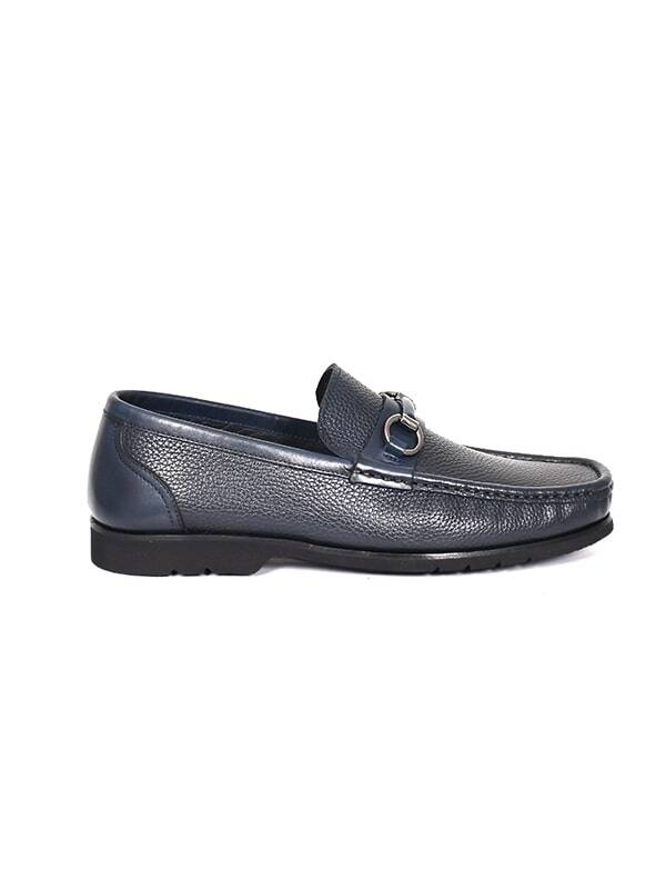 Hakiki Floter Deri EVA Taban Toka Detaylı Loafer Model Erkek Ayakkabı - Tuna 1019 - 1