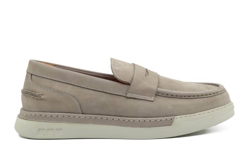 Hakiki Nubuk Deri EVA Taban Loafer Erkek Ayakkabı - Tuna 253252 - 1
