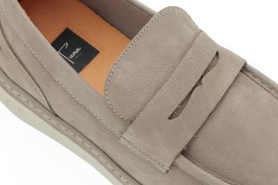 Hakiki Nubuk Deri EVA Taban Loafer Erkek Ayakkabı - Tuna 253252 - 5