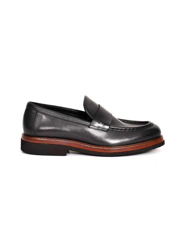Hakiki Spiro Deri EVA Taban Loafer Model Erkek Ayakkabı - Tuna 3524 - 1