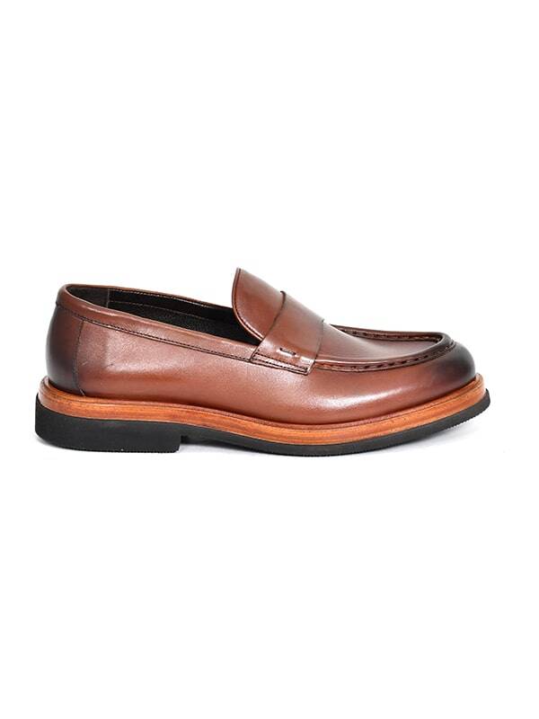 Hakiki Spiro Deri EVA Taban Loafer Model Erkek Ayakkabı - Tuna 3524 - 6