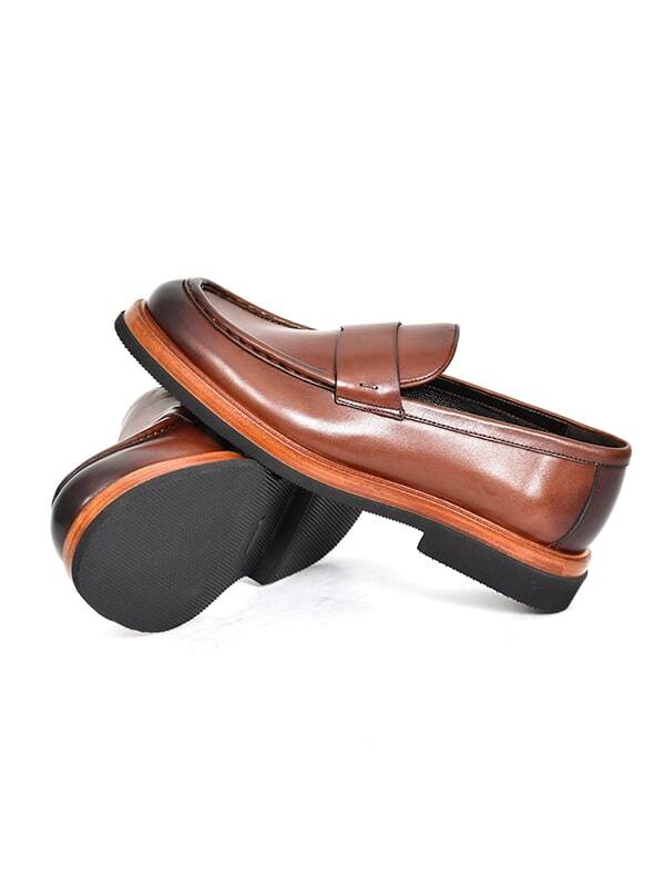 Hakiki Spiro Deri EVA Taban Loafer Model Erkek Ayakkabı - Tuna 3524 - 7