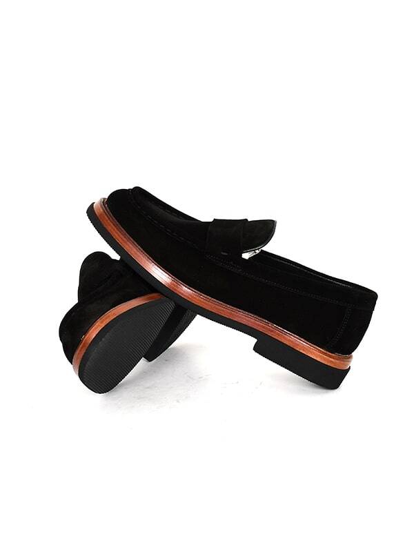 Hakiki Süet Deri EVA Taban Bej Loafer Günlük Bağcıksız Erkek Ayakkabı - 11