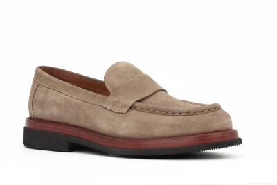 Hakiki Süet Deri EVA Taban Loafer Model Erkek Ayakkabı - 3