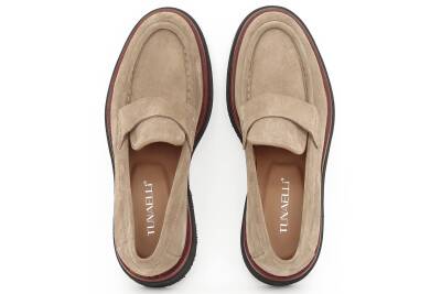 Hakiki Süet Deri EVA Taban Loafer Model Erkek Ayakkabı - 5
