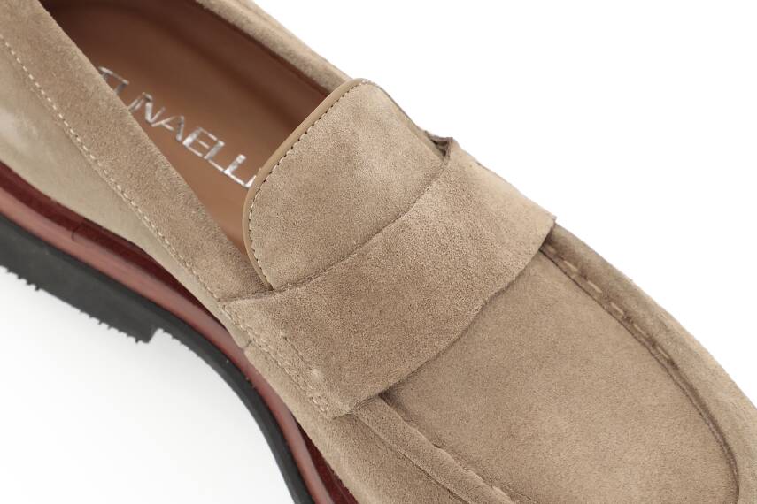 Hakiki Süet Deri EVA Taban Loafer Model Erkek Ayakkabı - 6