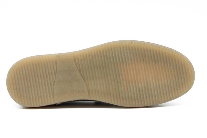 Hakiki Süet Deri Kauçuk Taban Loafer Model Erkek Ayakkabı - Tuna 4154 - 4