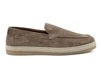 Hakiki Süet Deri Kauçuk Taban Loafer Model Erkek Ayakkabı - Tuna 4154 - 1
