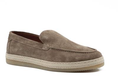 Hakiki Süet Deri Kauçuk Taban Loafer Model Erkek Ayakkabı - Tuna 4154 - 2