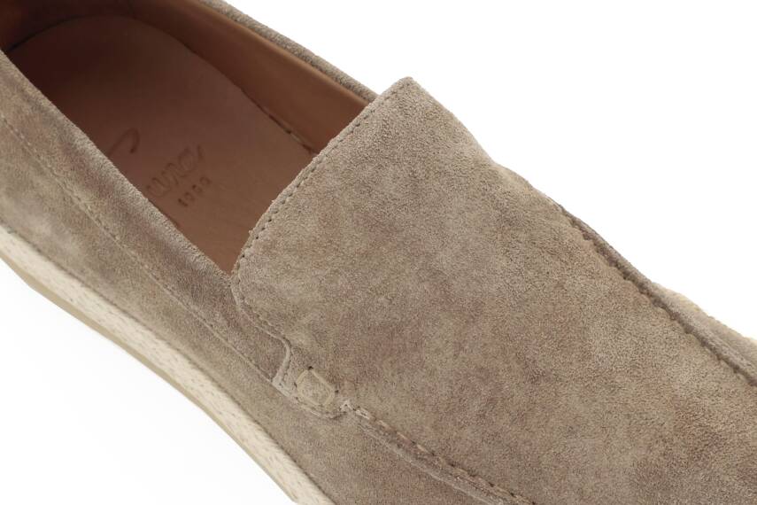 Hakiki Süet Deri Kauçuk Taban Loafer Model Erkek Ayakkabı - Tuna 4154 - 6