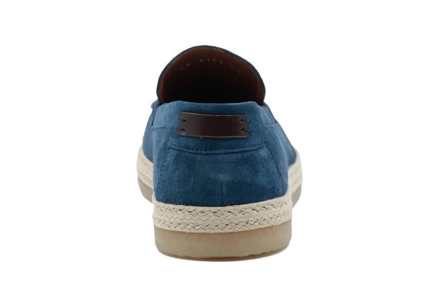 Hakiki Süet Deri Kauçuk Taban Loafer Model Erkek Ayakkabı - Tuna 4154 - 9