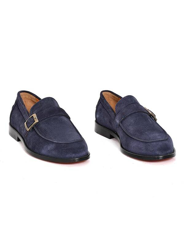 Hakiki Süet Deri Kösele Loafer Model Erkek Ayakkabı - Tuna K1235 - 2