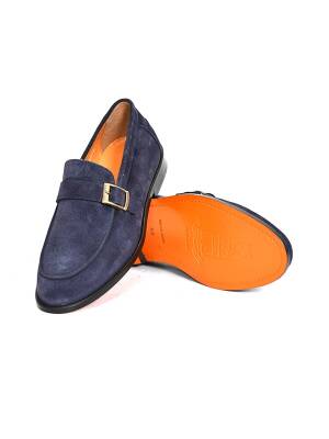 Hakiki Süet Deri Kösele Loafer Model Erkek Ayakkabı - Tuna K1235 - 4