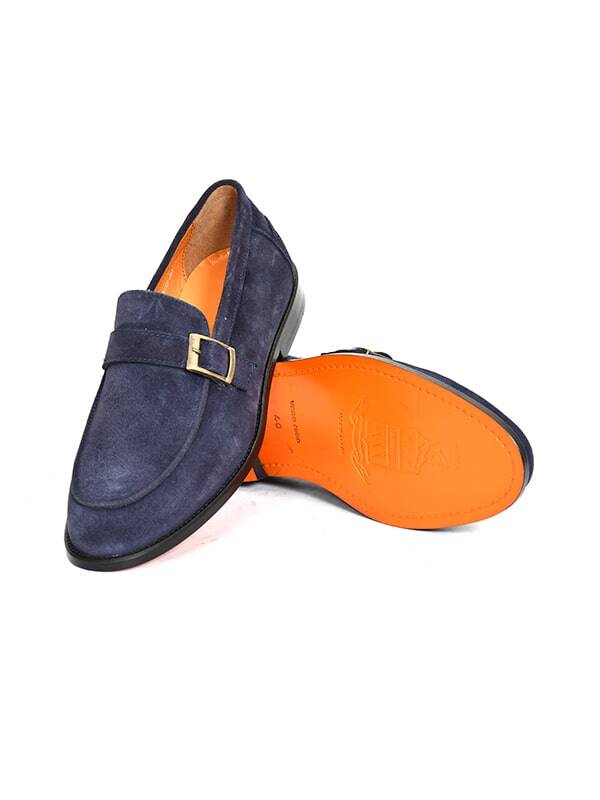 Hakiki Süet Deri Kösele Loafer Model Erkek Ayakkabı - Tuna K1235 - 4