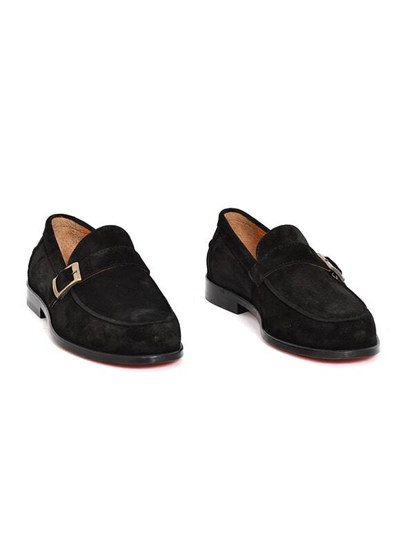 Hakiki Süet Deri Kösele Loafer Model Erkek Ayakkabı - Tuna K1235 - 7