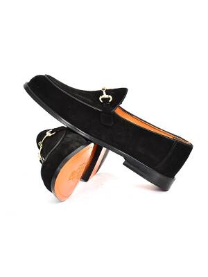 Hakiki Süet Deri Kösele Loafer Model Erkek Ayakkabı - Tuna K1240 - 3
