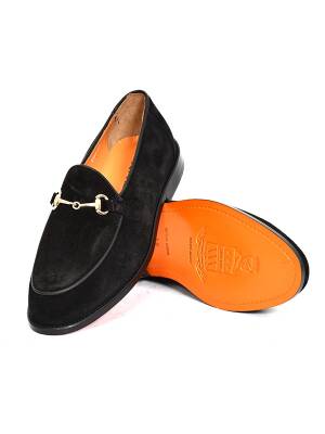 Hakiki Süet Deri Kösele Loafer Model Erkek Ayakkabı - Tuna K1240 - 4