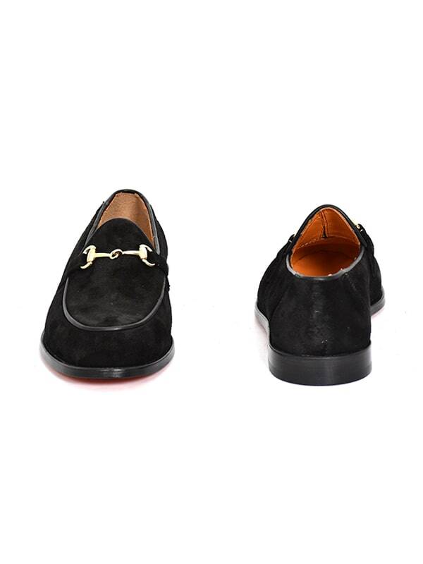 Hakiki Süet Deri Kösele Loafer Model Erkek Ayakkabı - Tuna K1240 - 5