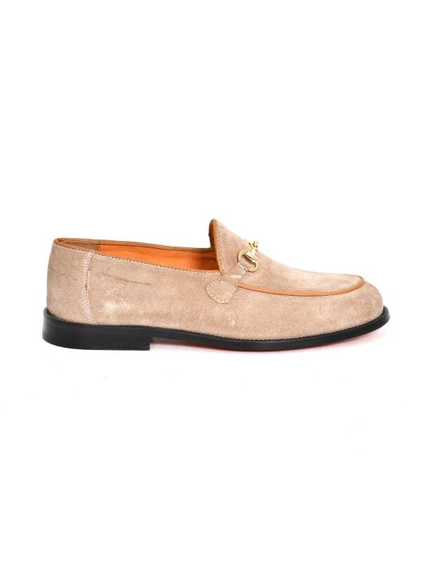 Hakiki Süet Deri Kösele Loafer Model Erkek Ayakkabı - Tuna K1240 - 6