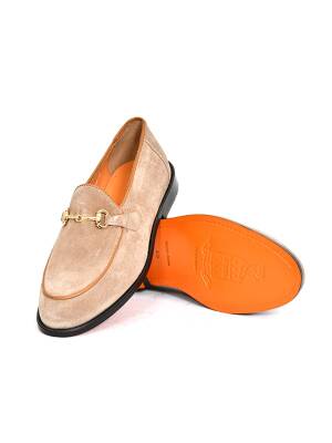 Hakiki Süet Deri Kösele Loafer Model Erkek Ayakkabı - Tuna K1240 - 9