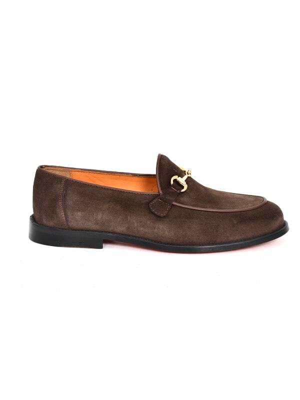 Hakiki Süet Deri Kösele Loafer Model Erkek Ayakkabı - Tuna K1240 - 11