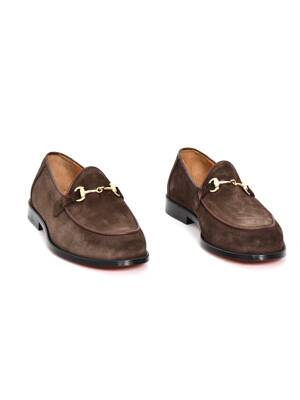 Hakiki Süet Deri Kösele Loafer Model Erkek Ayakkabı - Tuna K1240 - 12