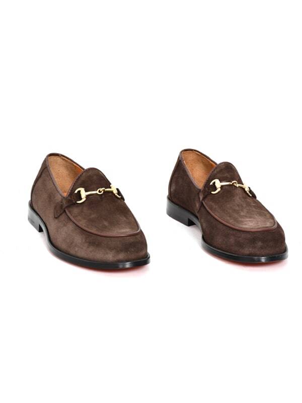 Hakiki Süet Deri Kösele Loafer Model Erkek Ayakkabı - Tuna K1240 - 12