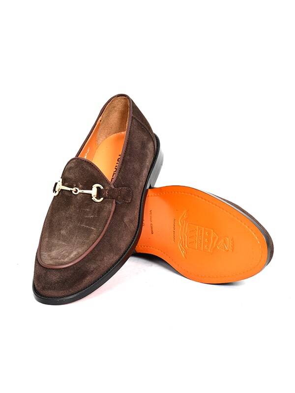 Hakiki Süet Deri Kösele Loafer Model Erkek Ayakkabı - Tuna K1240 - 14