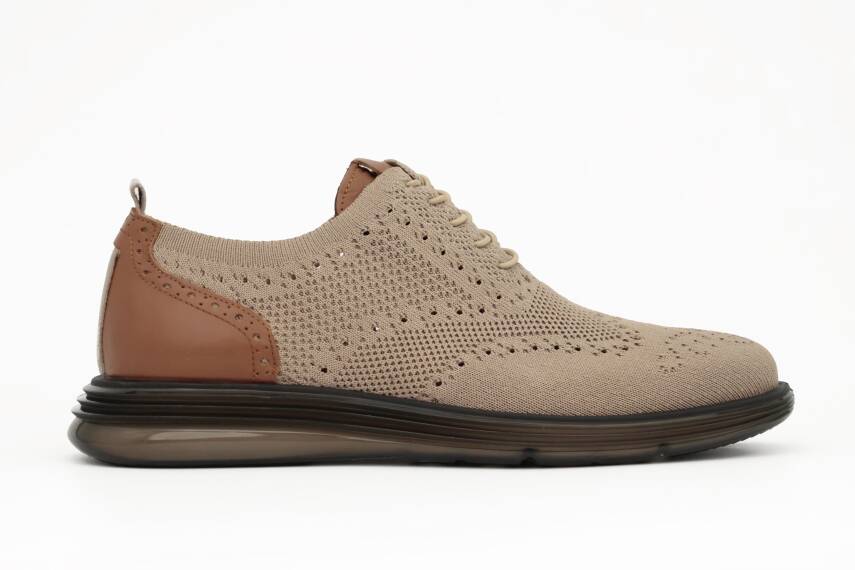 Triko Örme EVA/TPU Taban Oxford Model Erkek Ayakkabı - Tuna 3541 - 1