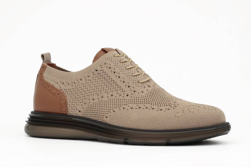 Triko Örme EVA/TPU Taban Oxford Model Erkek Ayakkabı - Tuna 3541 - 2